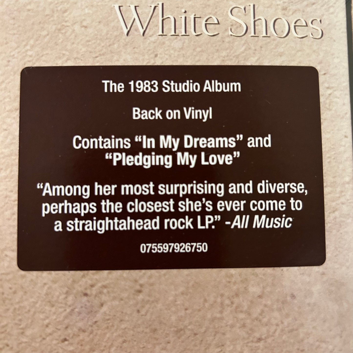 Emmylou Harris - WHITE SHOES LP