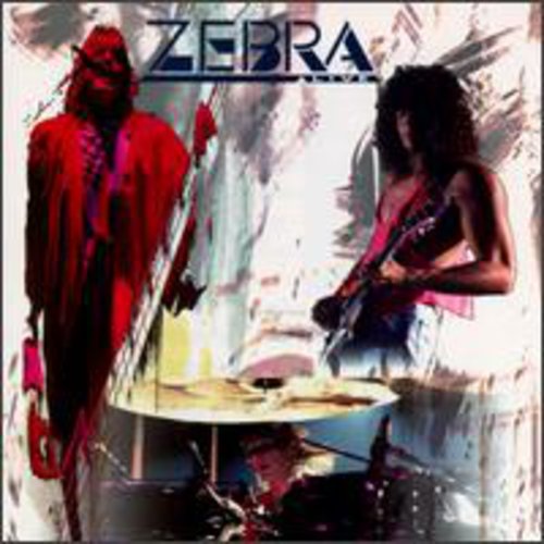 the album cover for Zebra - Live