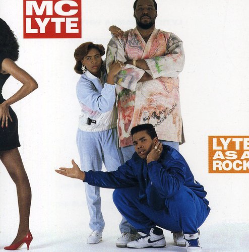 the album cover for Mc Lyte - Lyte As a Rock