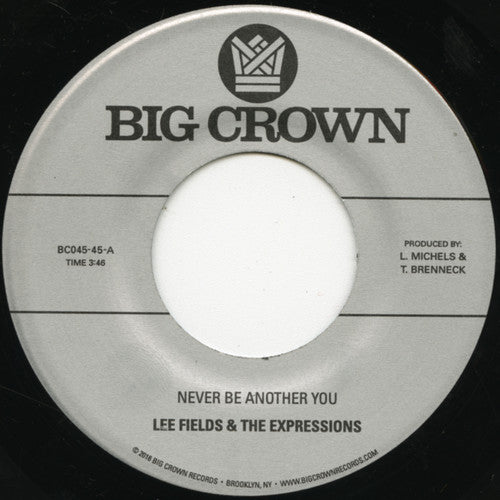 the album cover for Lee Fields - Never Be Another You / Lover