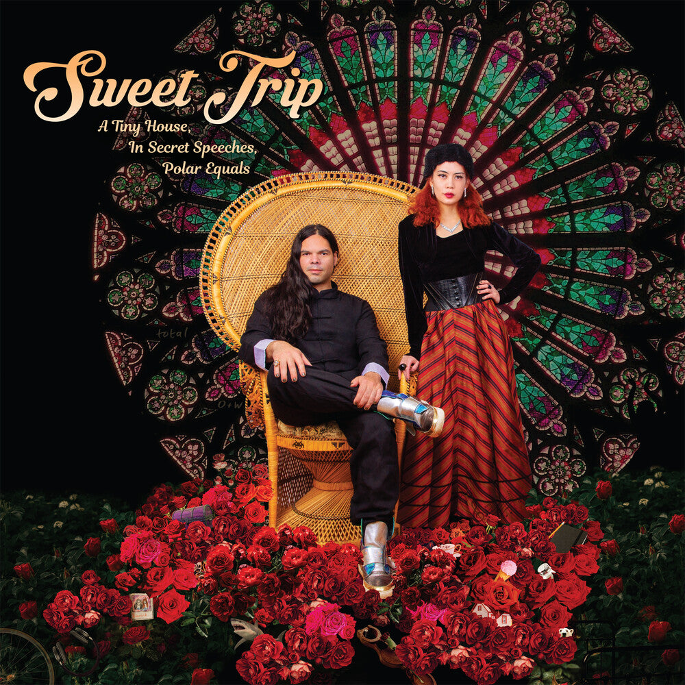 the album cover for Sweet Trip - Tiny House In Secret Speeches Polar Equals-Cover A