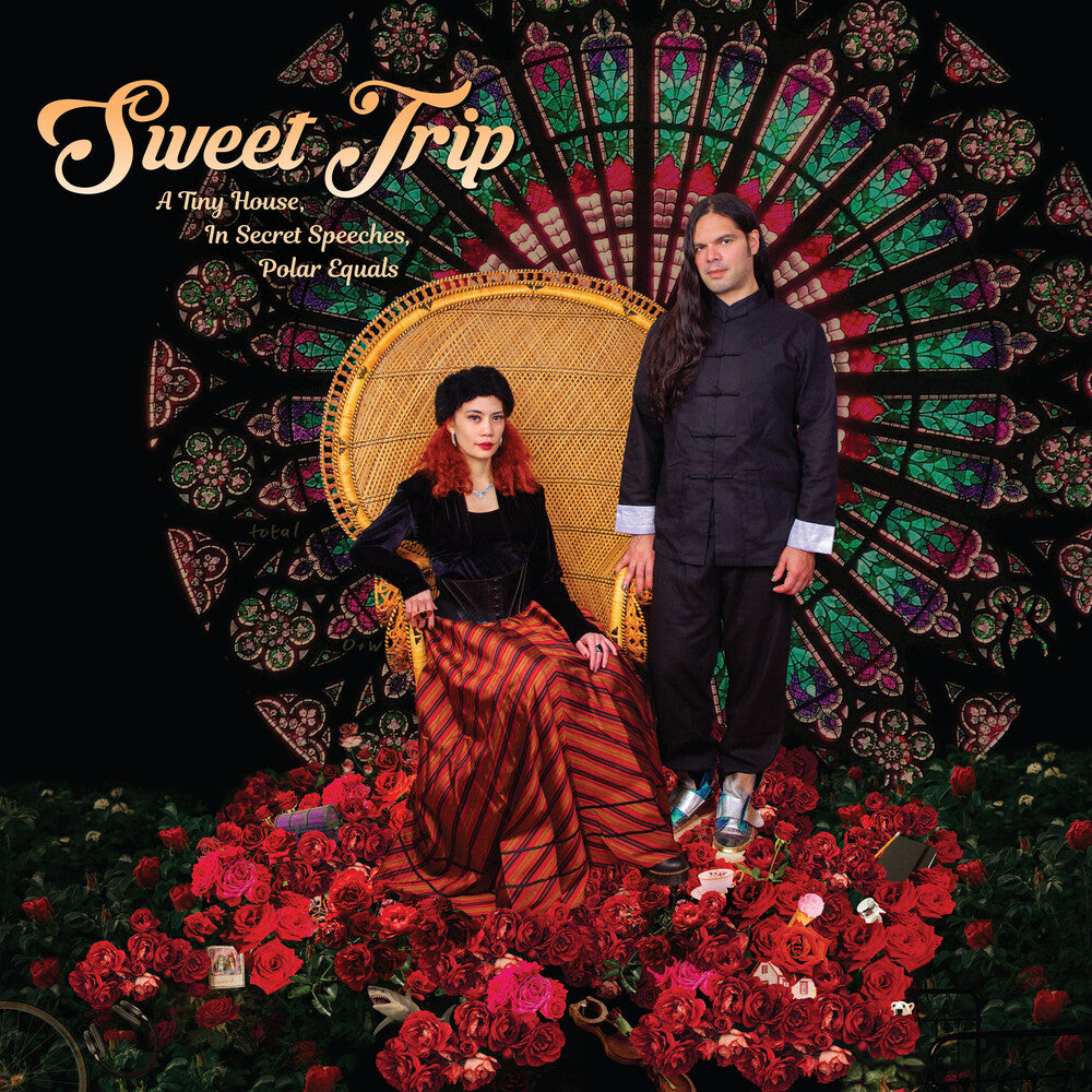 the album cover for Sweet Trip - Tiny House In Secret Speeches Polar Equals-Cover B