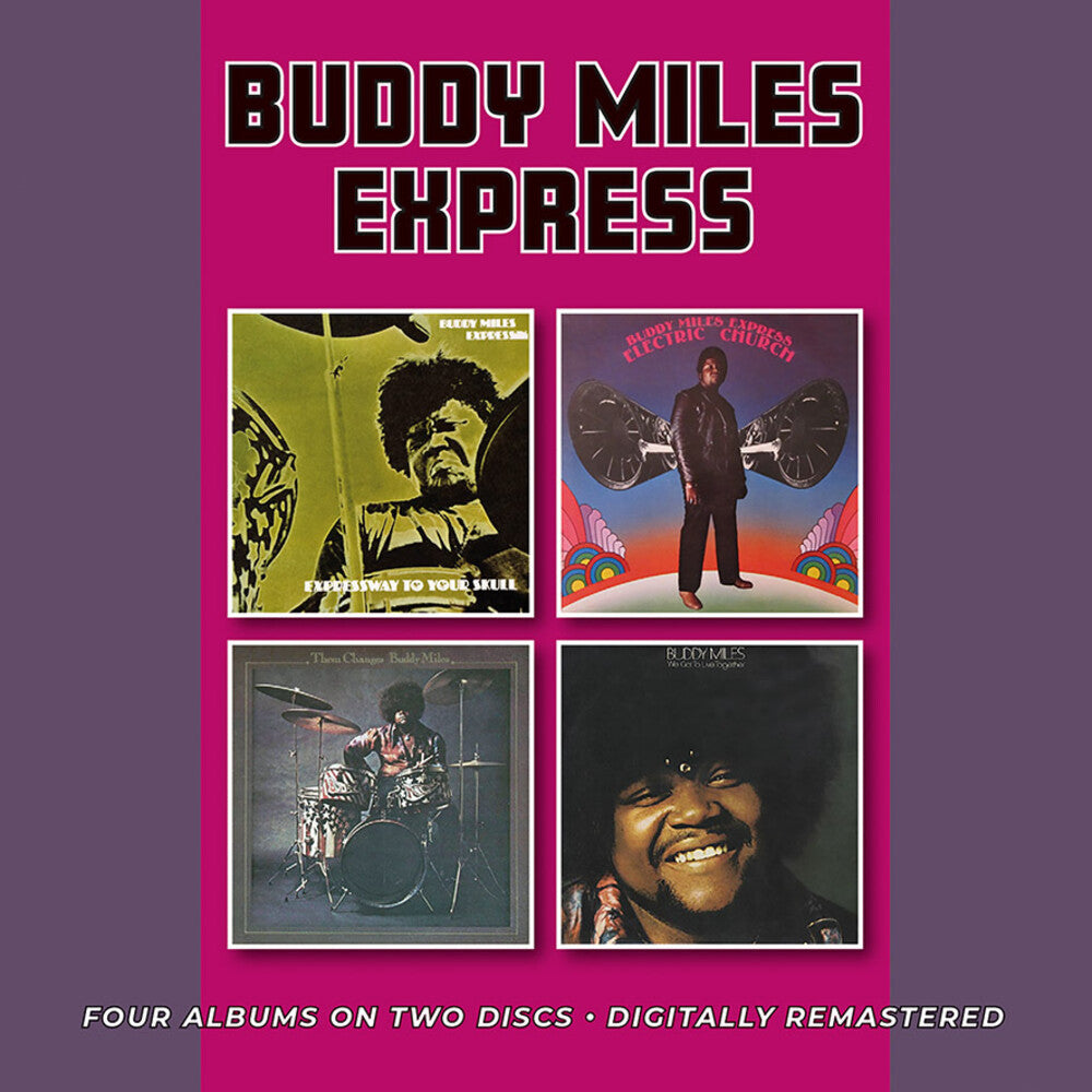 the album cover for Buddy Miles Express - Expressway To Your Skull / Electric Church / Them