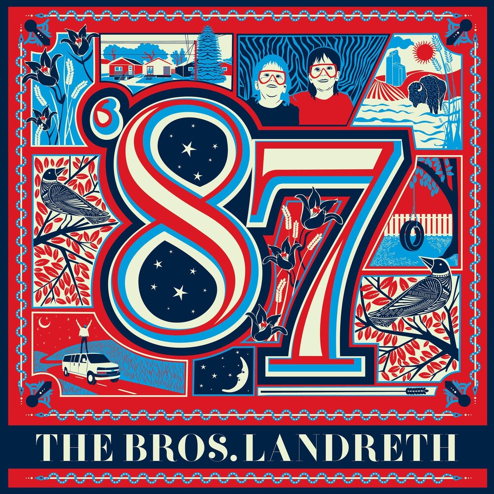 the album cover for Bros Landreth - 87