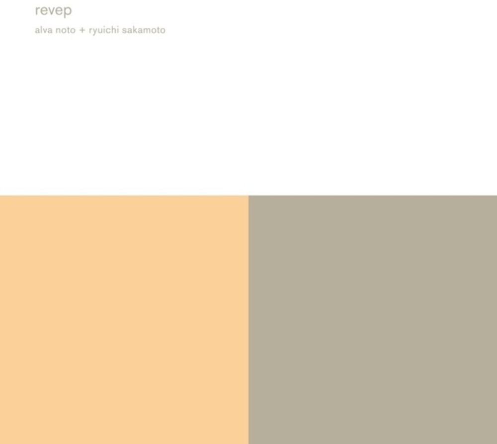 the album cover for Alva Noto & Ryuichi Sakamoto - Revep