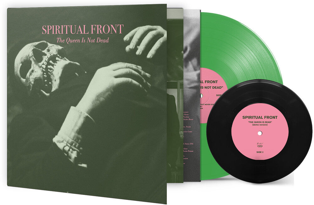 the album cover for Spiritual Front - The Queen Is Not Dead