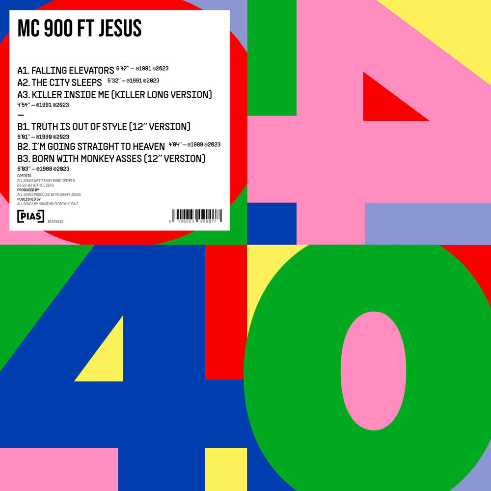 the album cover for Mc 900 Ft Jesus - - Pias 40