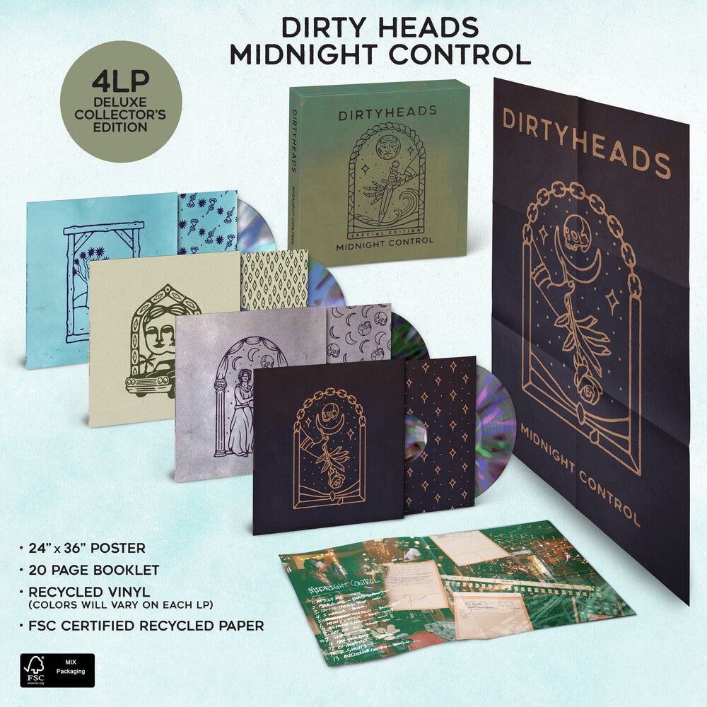 the album cover for Dirty Heads - Midnight Control Deluxe: Collector's Edition (Rsd)