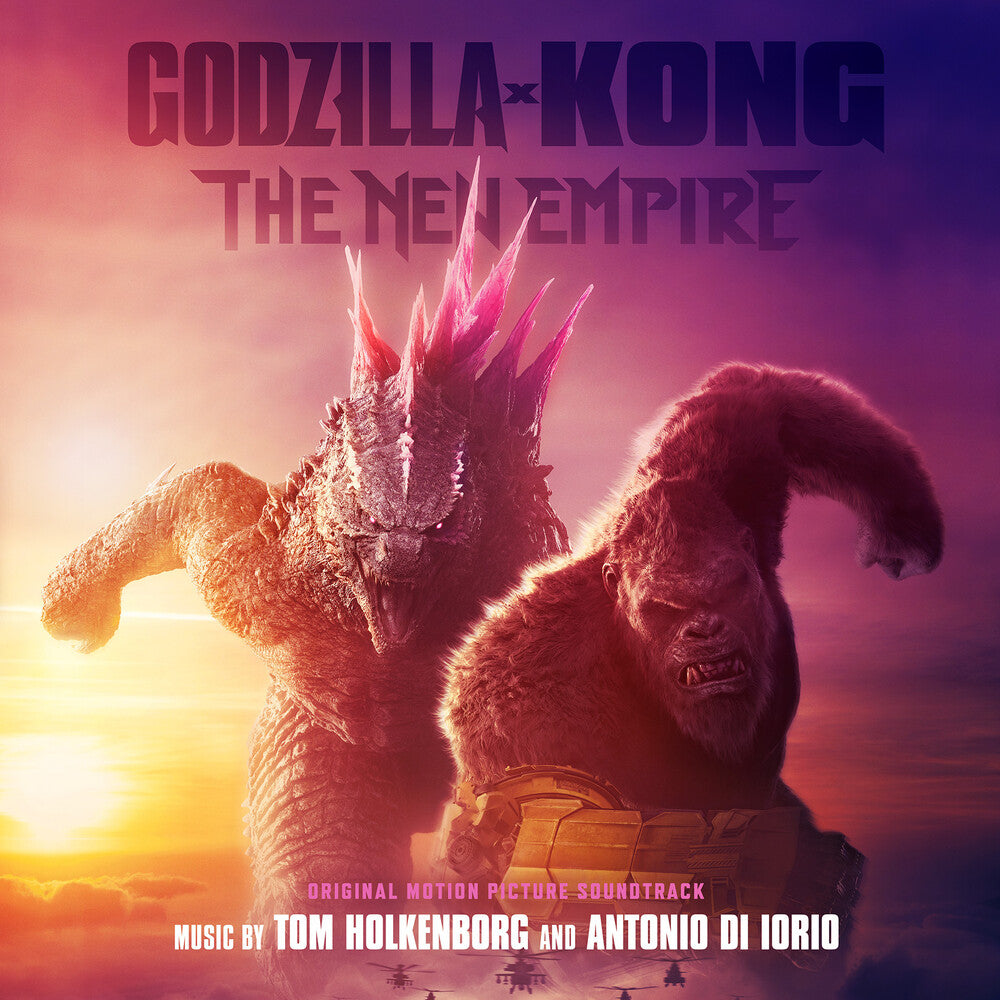 the album cover for Tom Holkenborg / Di Lorio,Antonio (Blue) (Colv) - Godzilla X Kong The New Empire - O.S.T. (Blue)