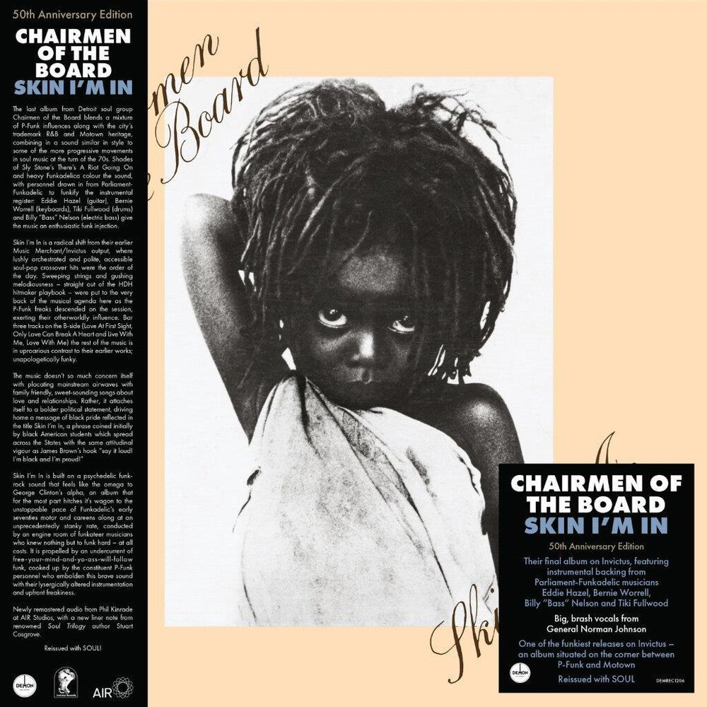 the album cover for Chairmen Of The Board - Skin I'm In: 50th Anniversary (Blk) (Ofgv) (Uk)
