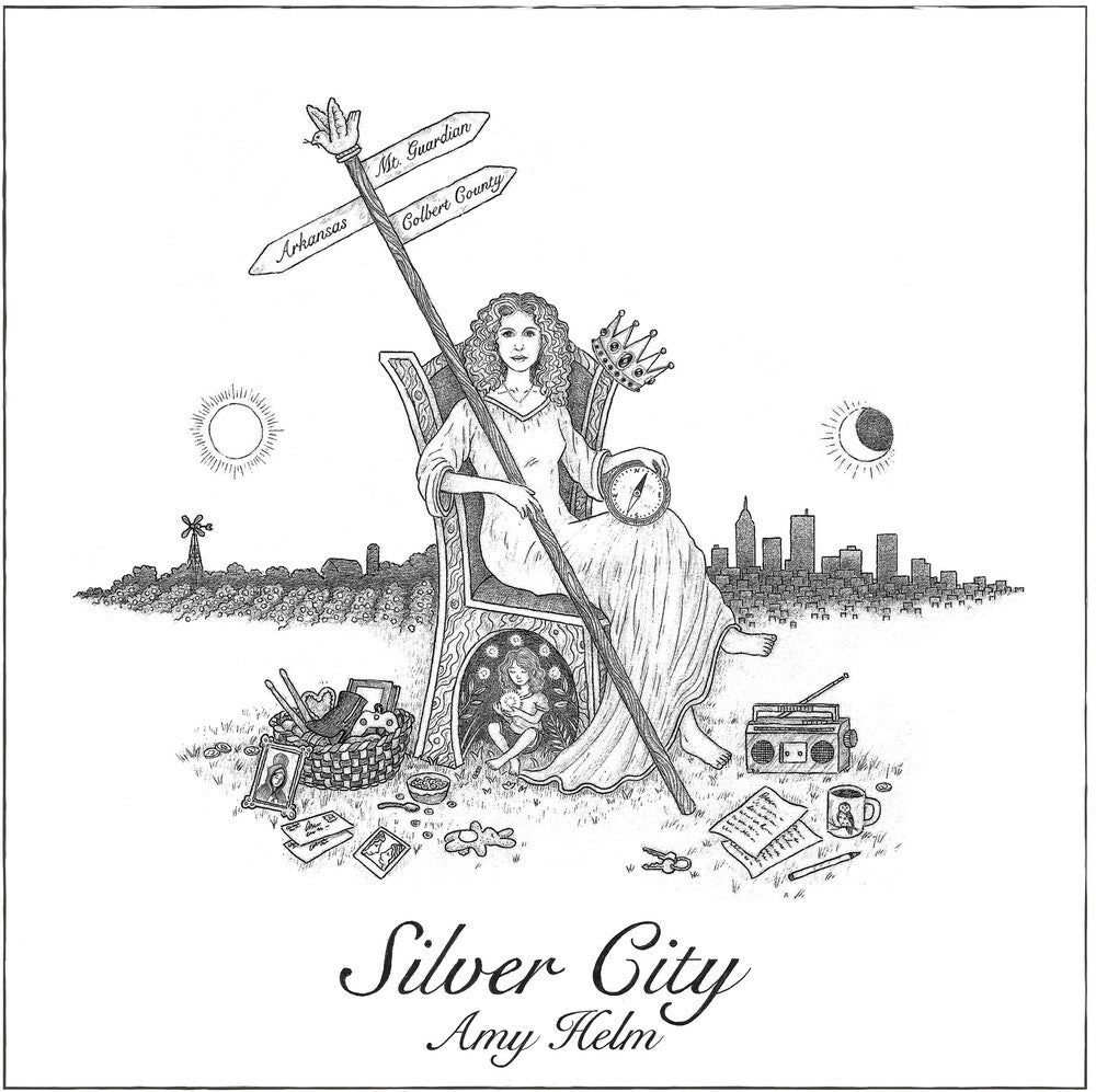 the album cover for Amy Helm - Silver City