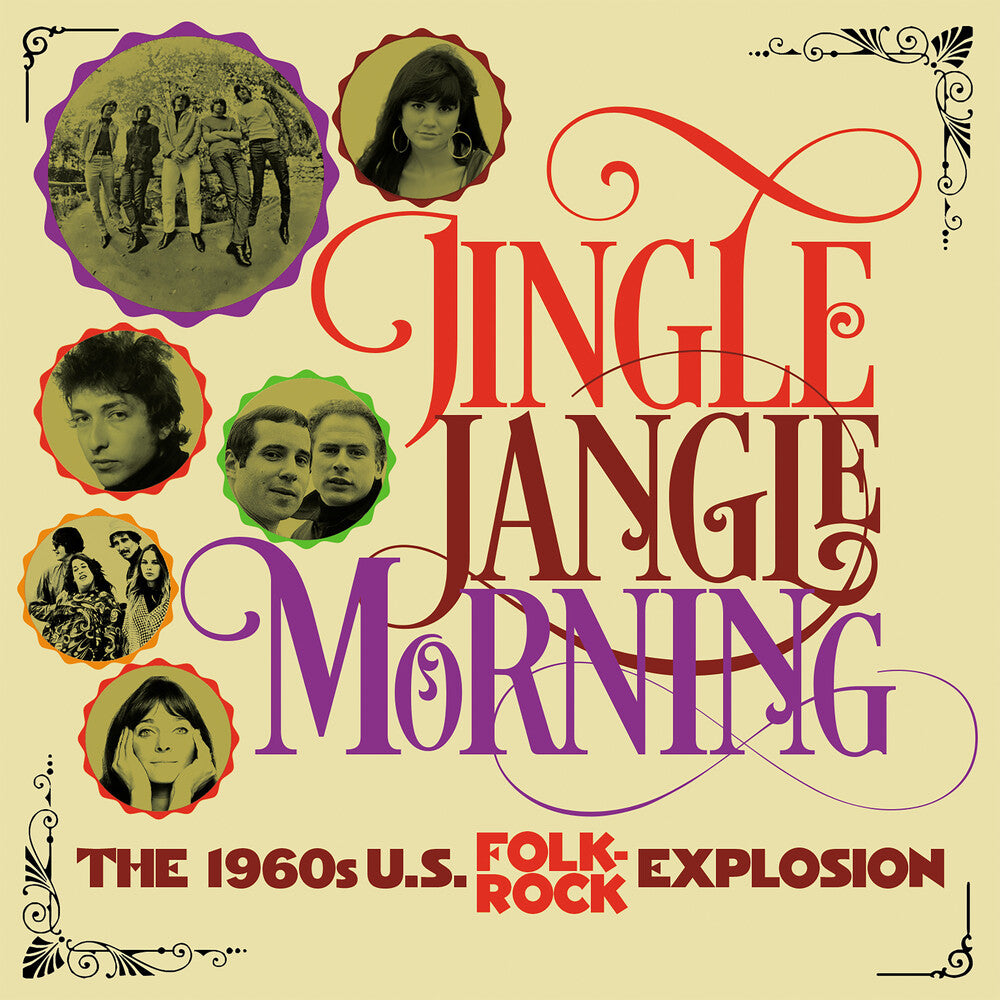 the album cover for Jingle Jangle Morning: 1960s Us Folk Rock / Var - Jingle Jangle Morning: The 1960s U.S. Folk Rock Explosion / Various