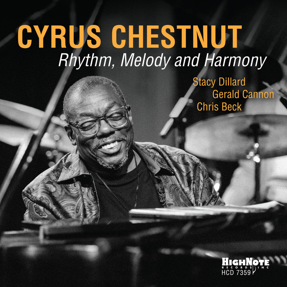 the album cover for Cyrus Chestnut - Rhythm Melody & Harmony