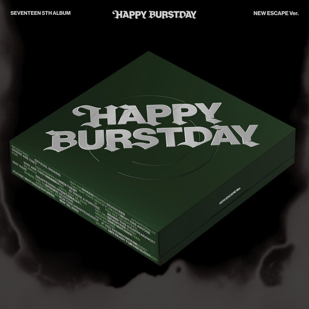 the album cover for SEVENTEEN - Seventeen 5th Album 'happy Burstday' (Post) (Puzz)