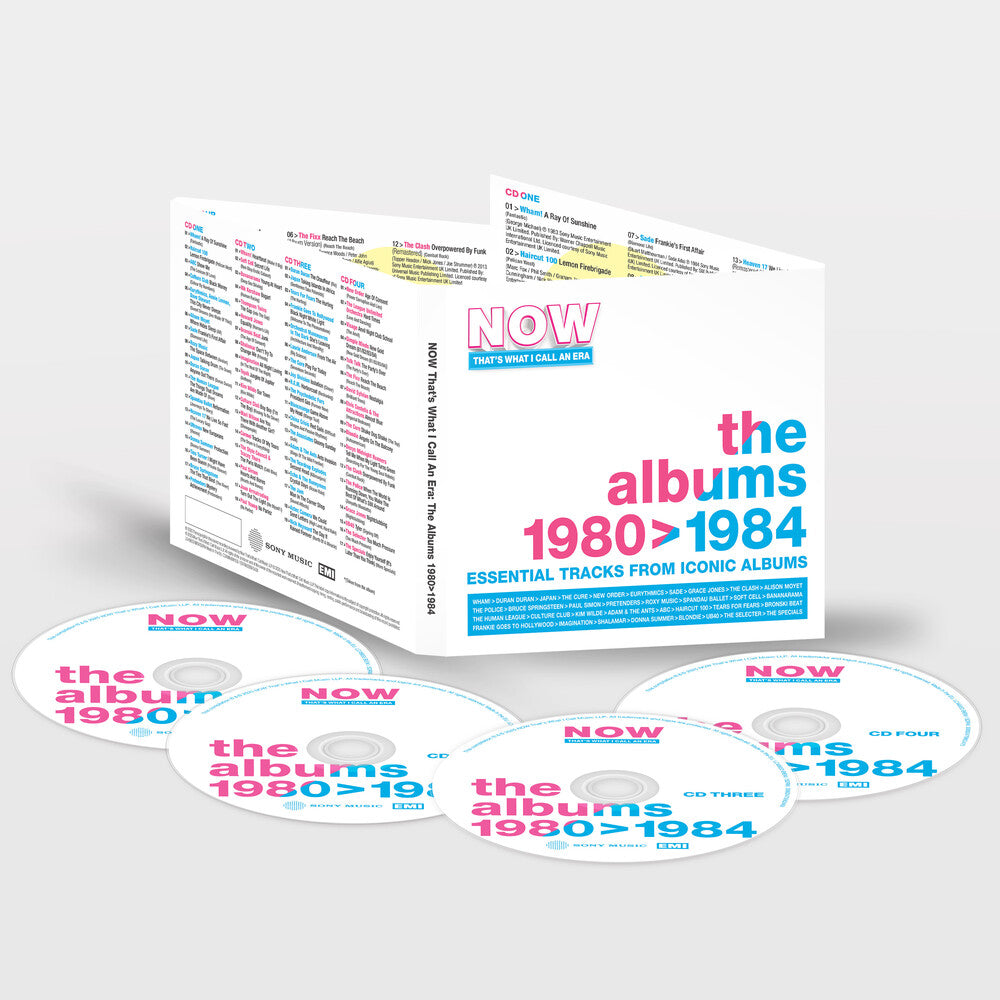 the album cover for Now That's What I Call An Era: Albums 1980-1984 - Now That's What I Call An Era: Albums 1980-1984