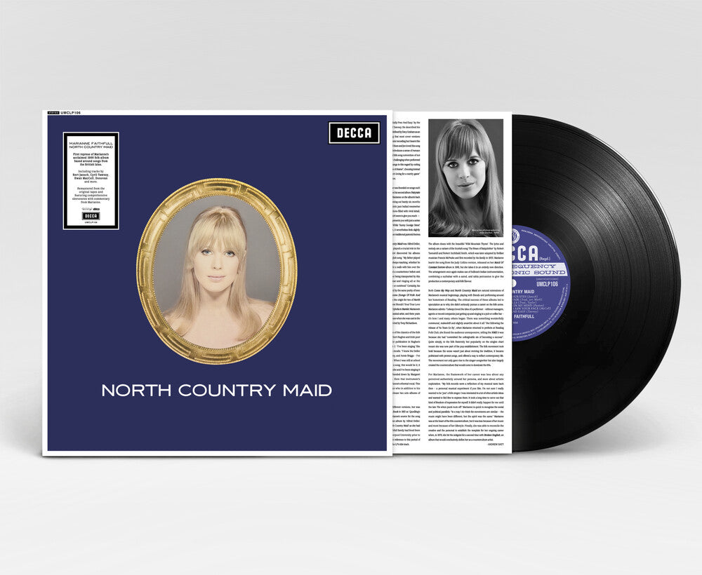 the album cover for Marianne Faithfull - North Country Maid