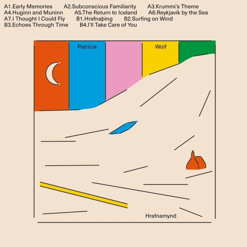 the album cover for Patricia Wolf - Hrafnamynd