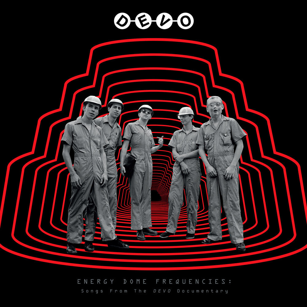 the album cover for Devo - Energy Dome Frequencies: Songs From The Devo (Red)