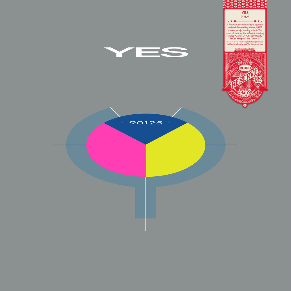 the album cover for Yes - 90125 (Rhino Reserve)(Rktbr25) (Brick & Mortar Exclusive)