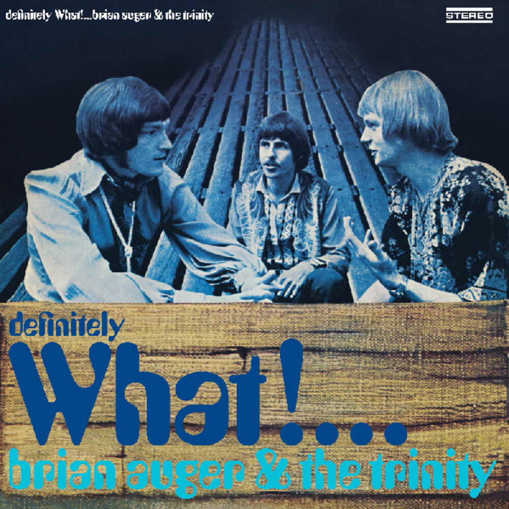the album cover for Brian Auger / Trinity - Definitely What