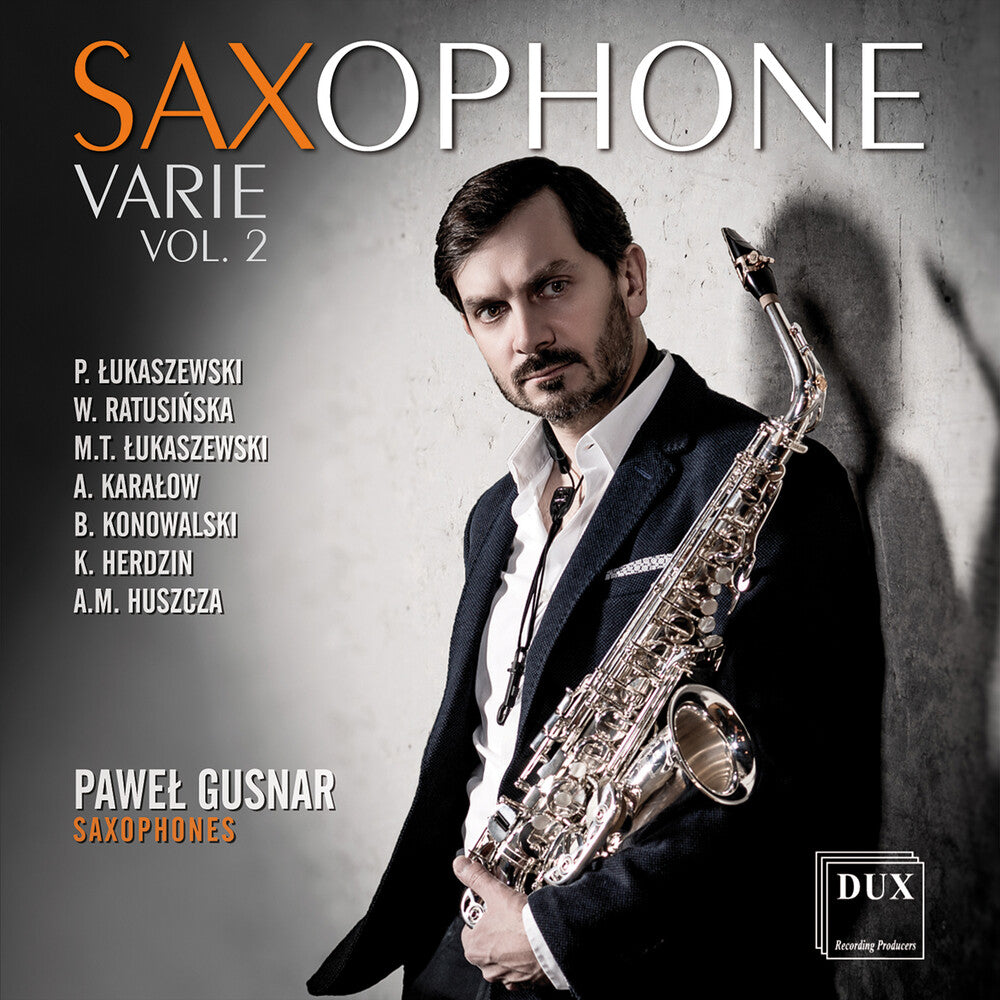 the album cover for Pawel Gusnar - Saxophone Varie Vol. 2