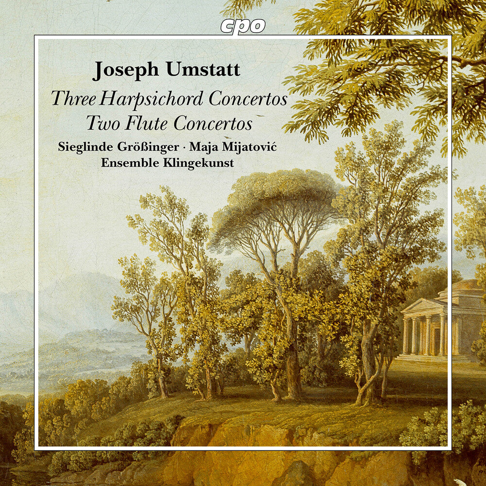 the album cover for Sieglinde Grossinger - Joseph Umstatt: Three Harpsichord Cons & Two Flute