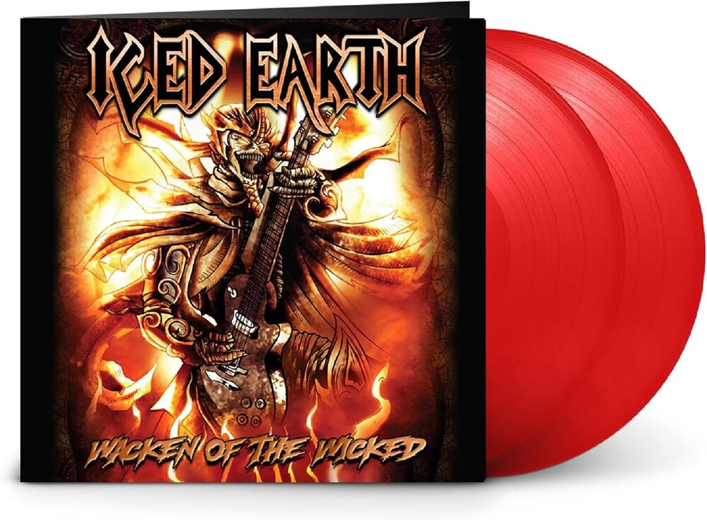 the album cover for Iced Earth - Wacken Of The Wicked - Gatefold Red Vinyl