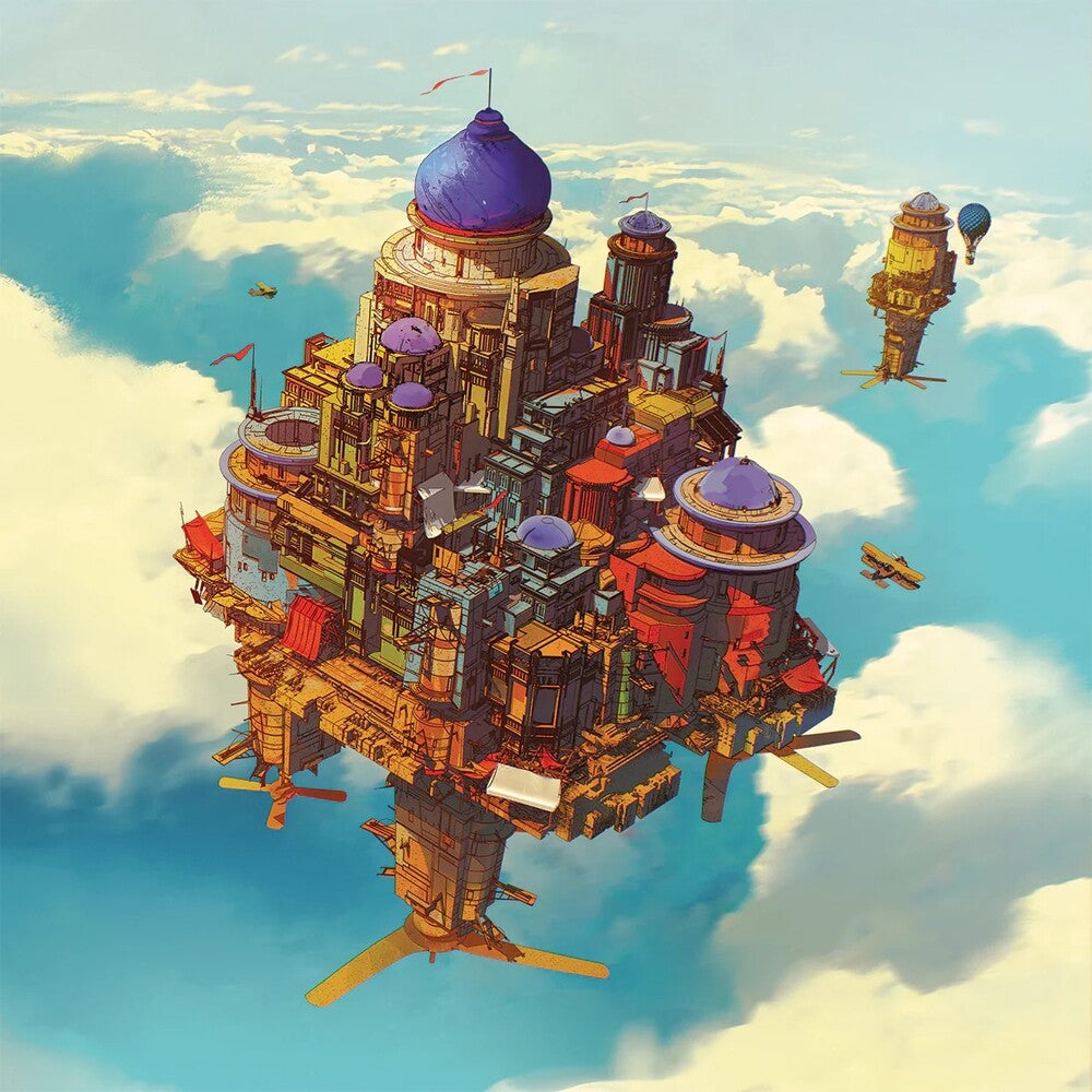 the album cover for Paul Aubry (Gate) - Airborne Kingdom - O.S.T. (Gate)