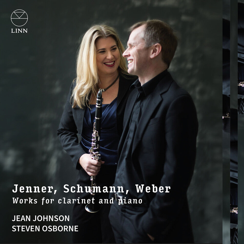the album cover for Jean Johnson - Jenner Schumann & Weber: Works For Clarinet