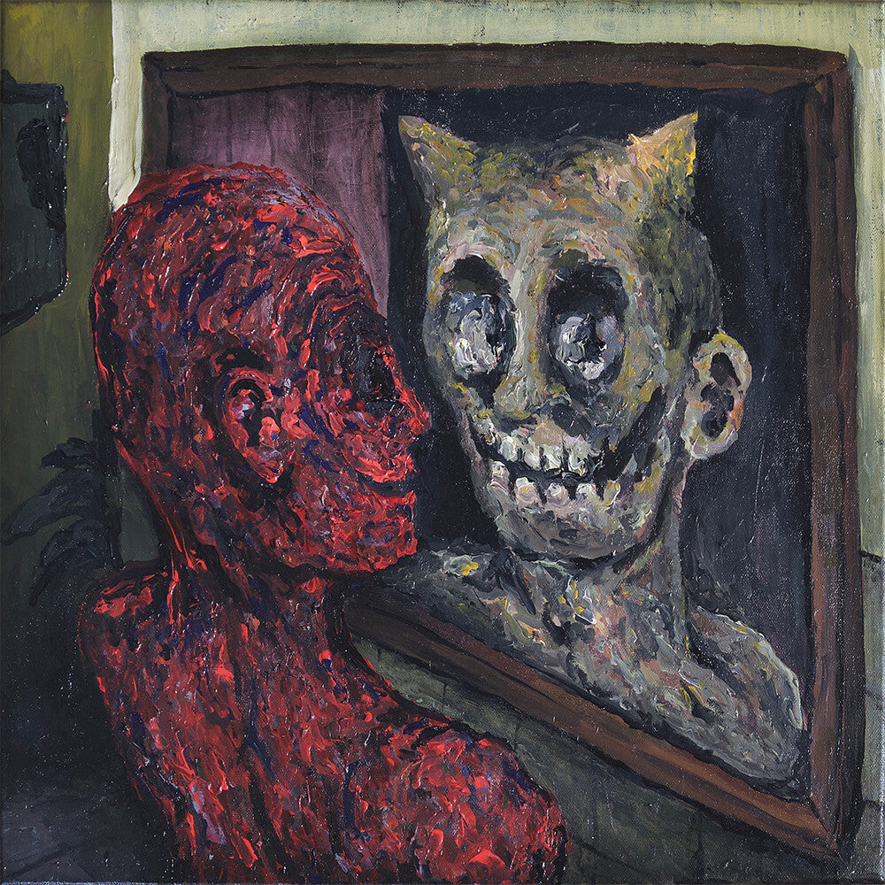 the album cover for YUNGMORPHEUS & Dirty Art Club - A Spyglass to One's Face