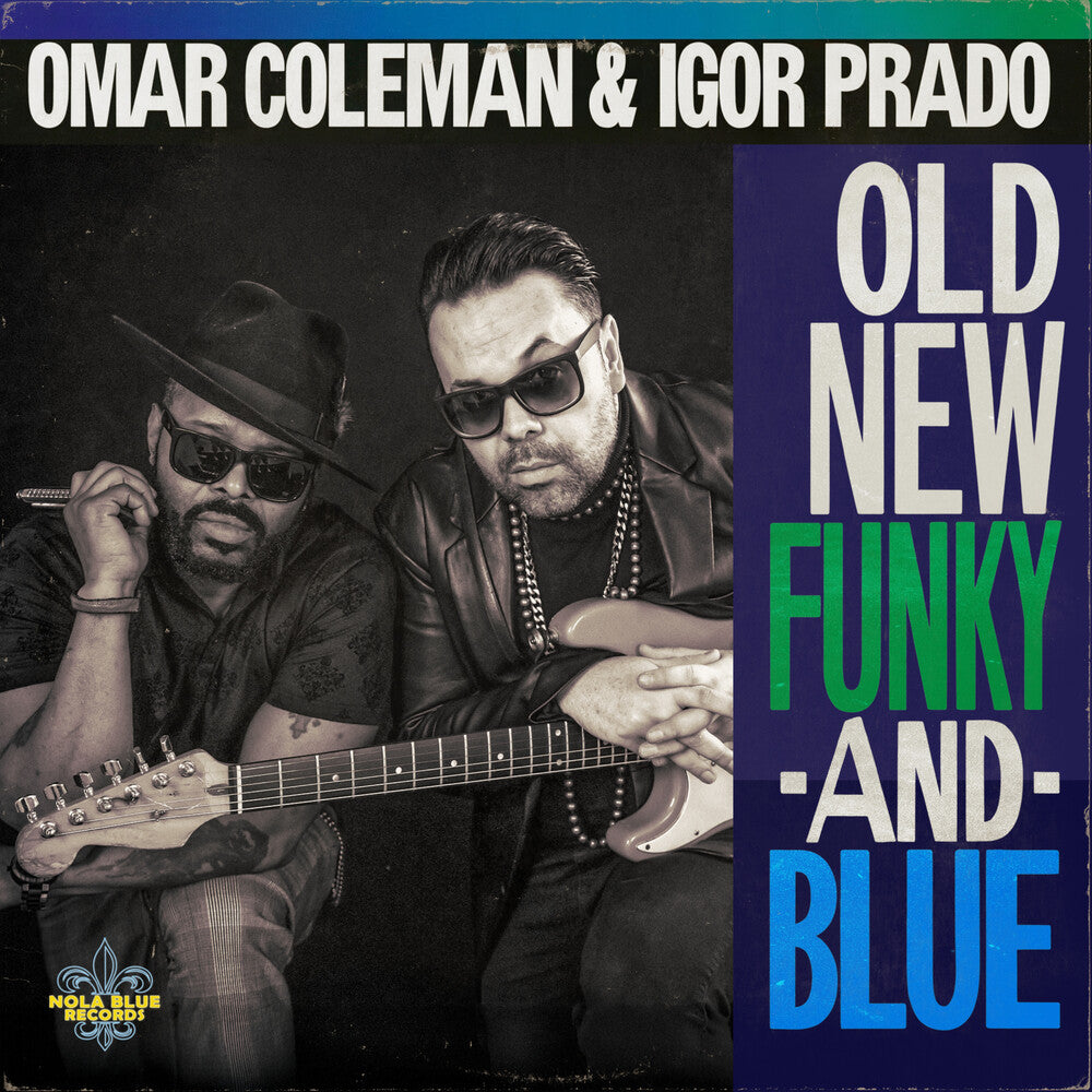 the album cover for Omar Coleman / Prado,Igor - Old New Funky & Blue