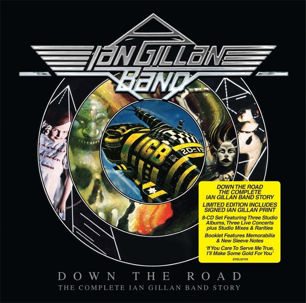 the album cover for Ian Gillan Band - Down The Road: The Complete Ian Gillan Band Story
