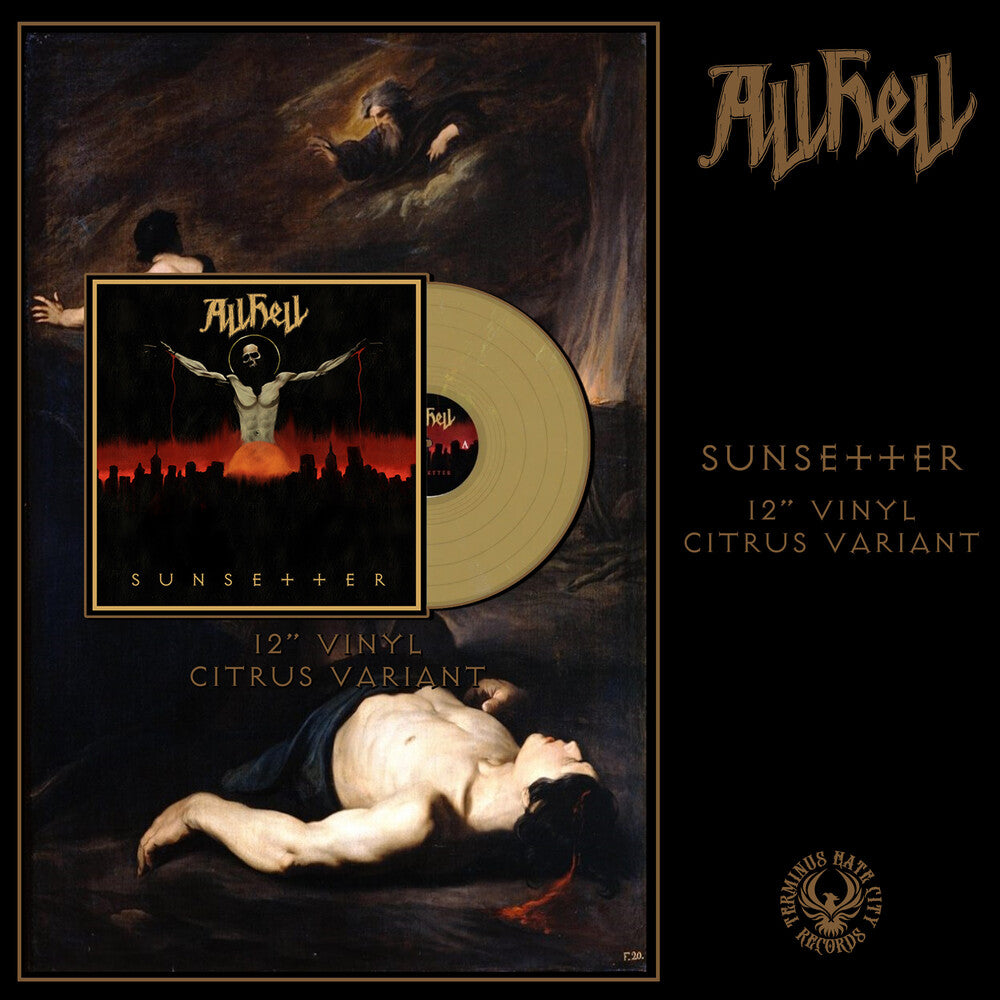 the album cover for All Hell - Sunsetter