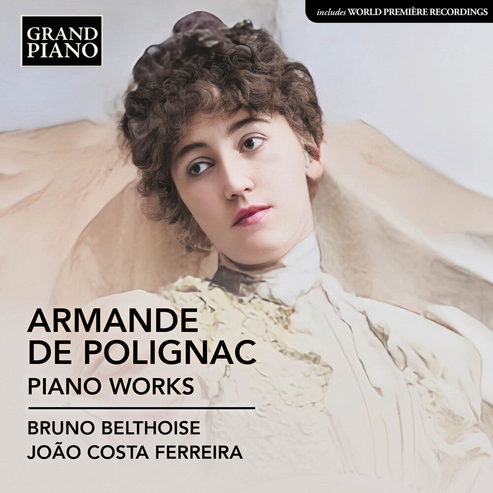 the album cover for Bruno Belthoise - Armande De Polignac: Pno Works