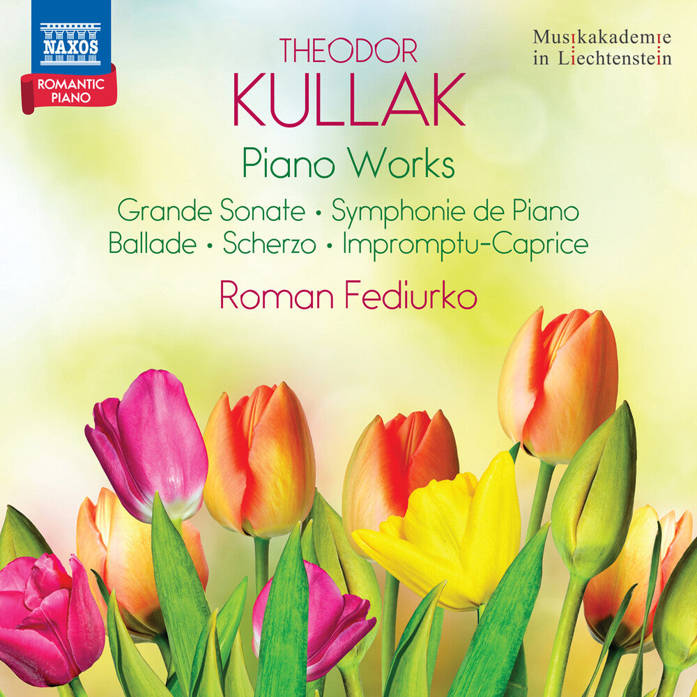 the album cover for Roman Fediurko - Kullak: Pno Works
