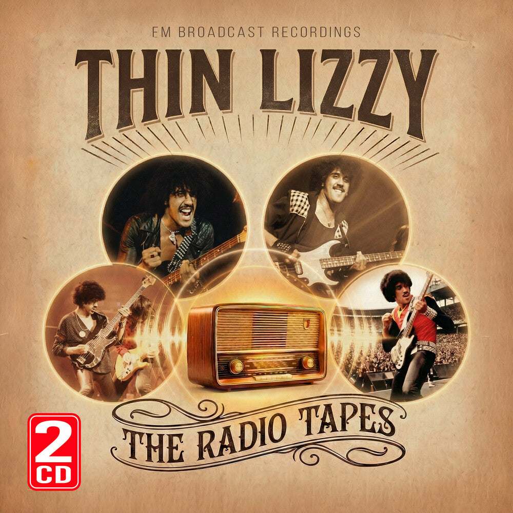 the album cover for Thin Lizzy - Radio Tapes
