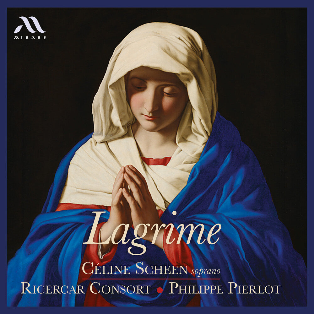 the album cover for Celine Scheen / Ricercar Consort - Lagrime