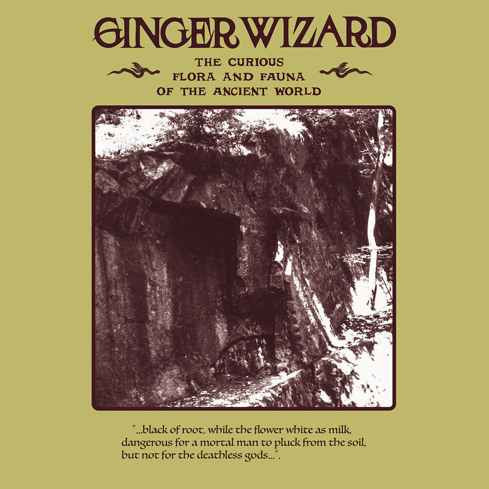 the album cover for Ginger Wizard - Curious Flora & Fauna Of The Ancient World (Uk)