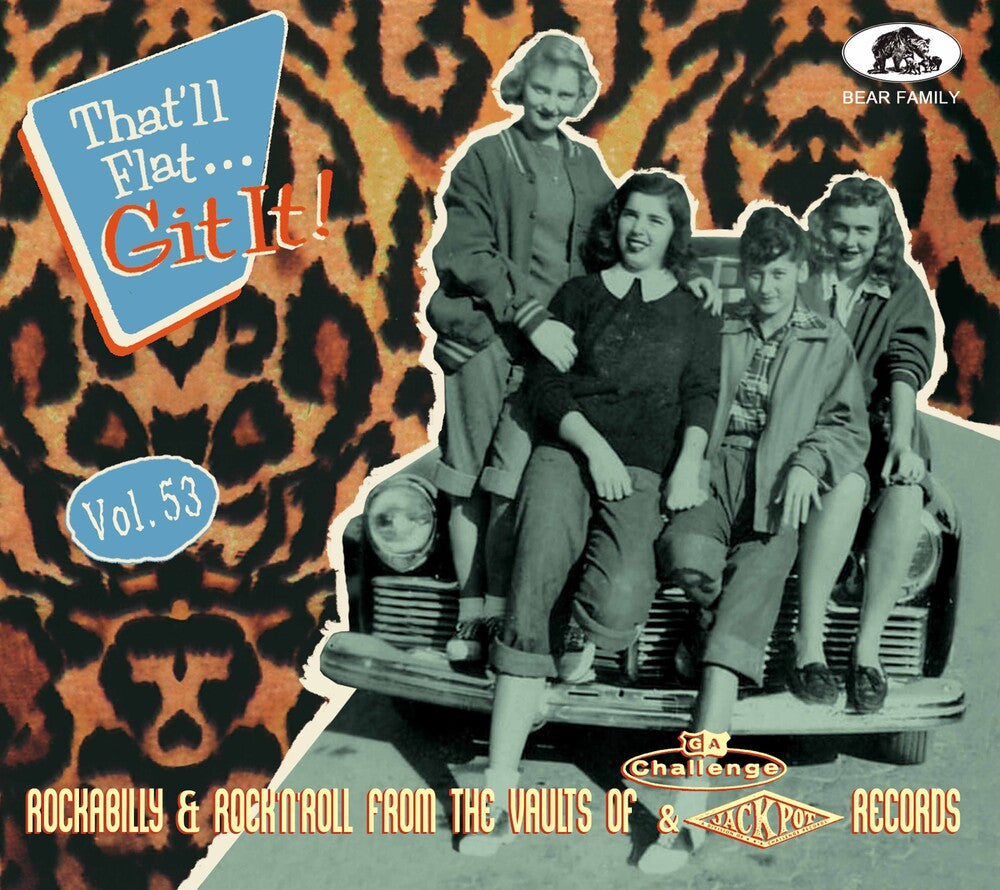 the album cover for That'll Flat Git It 53: Rockabilly & / Various - That'll Flat Git It 53: Rockabilly & / Various