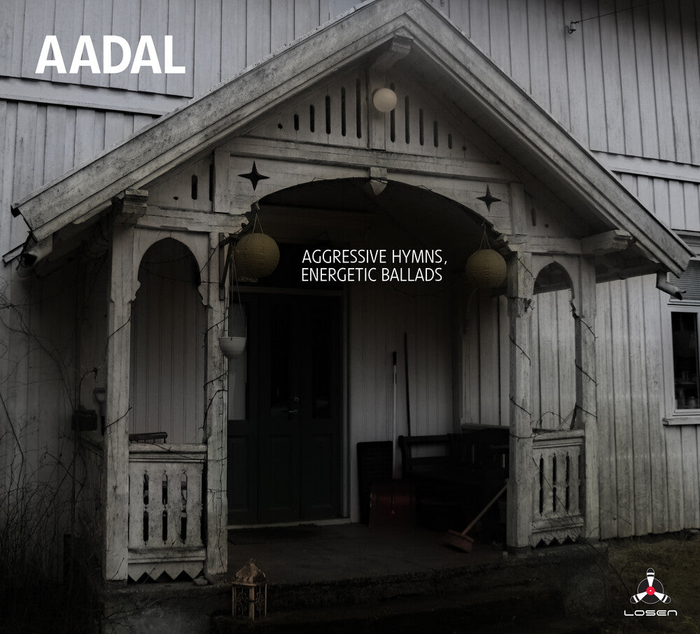 the album cover for Aadal - Aggressive Hymns, Energetic Ballads