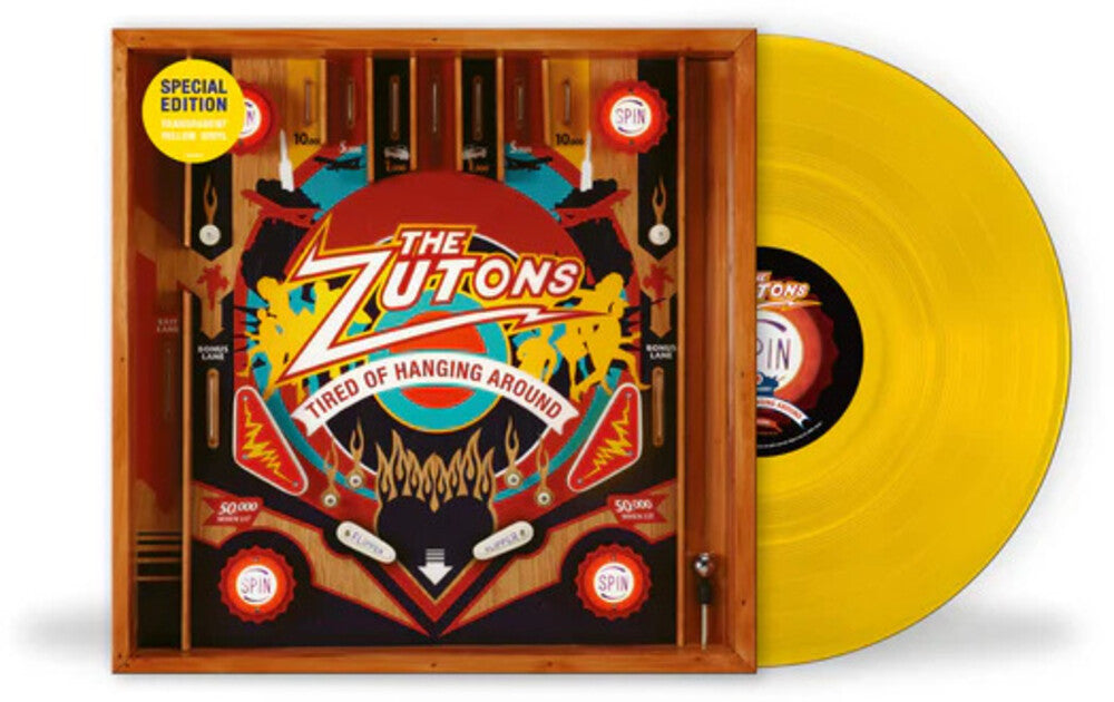 the album cover for Zutons - Tired Of Hanging Around (Uk)