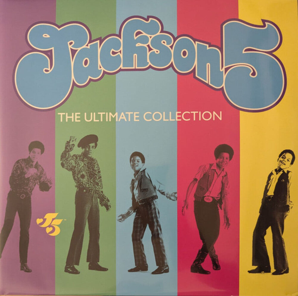 the album cover for Jackson 5 - Ultimate Collection - Lavendar & Seaglass Vinyl