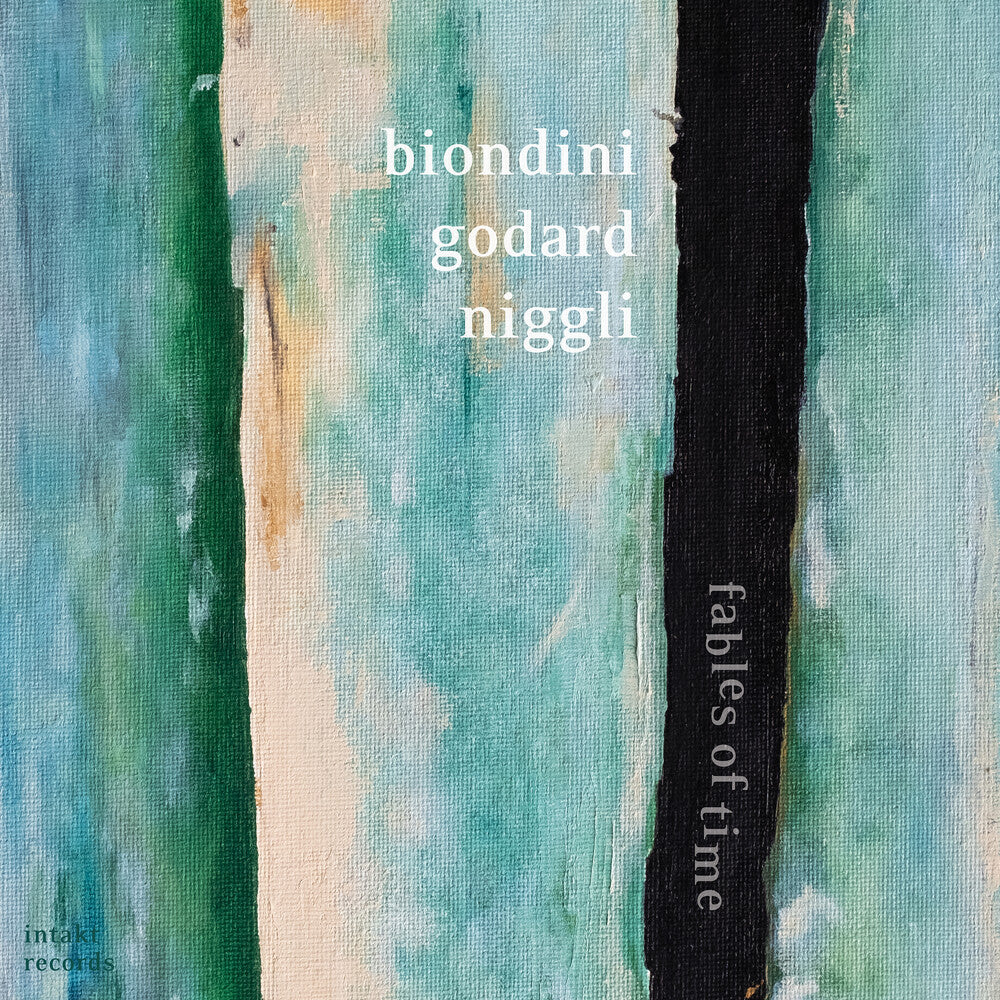 the album cover for Luciano Biondini / Godard,Michel / Niggli,Lucas - Fables Of Time