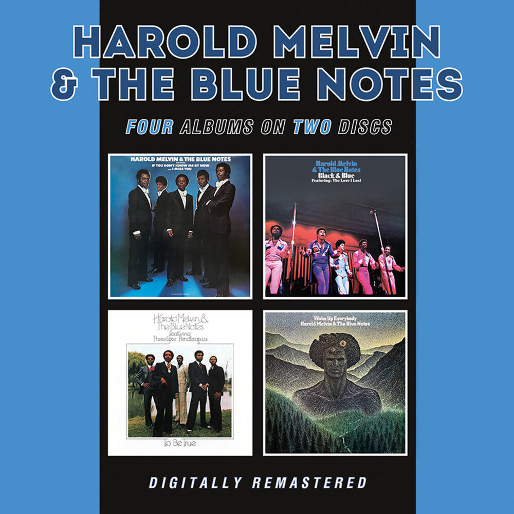 the album cover for Harold Melvin & The Blue Notes - I Miss You / Black & Blue / To Be True / Wake Up