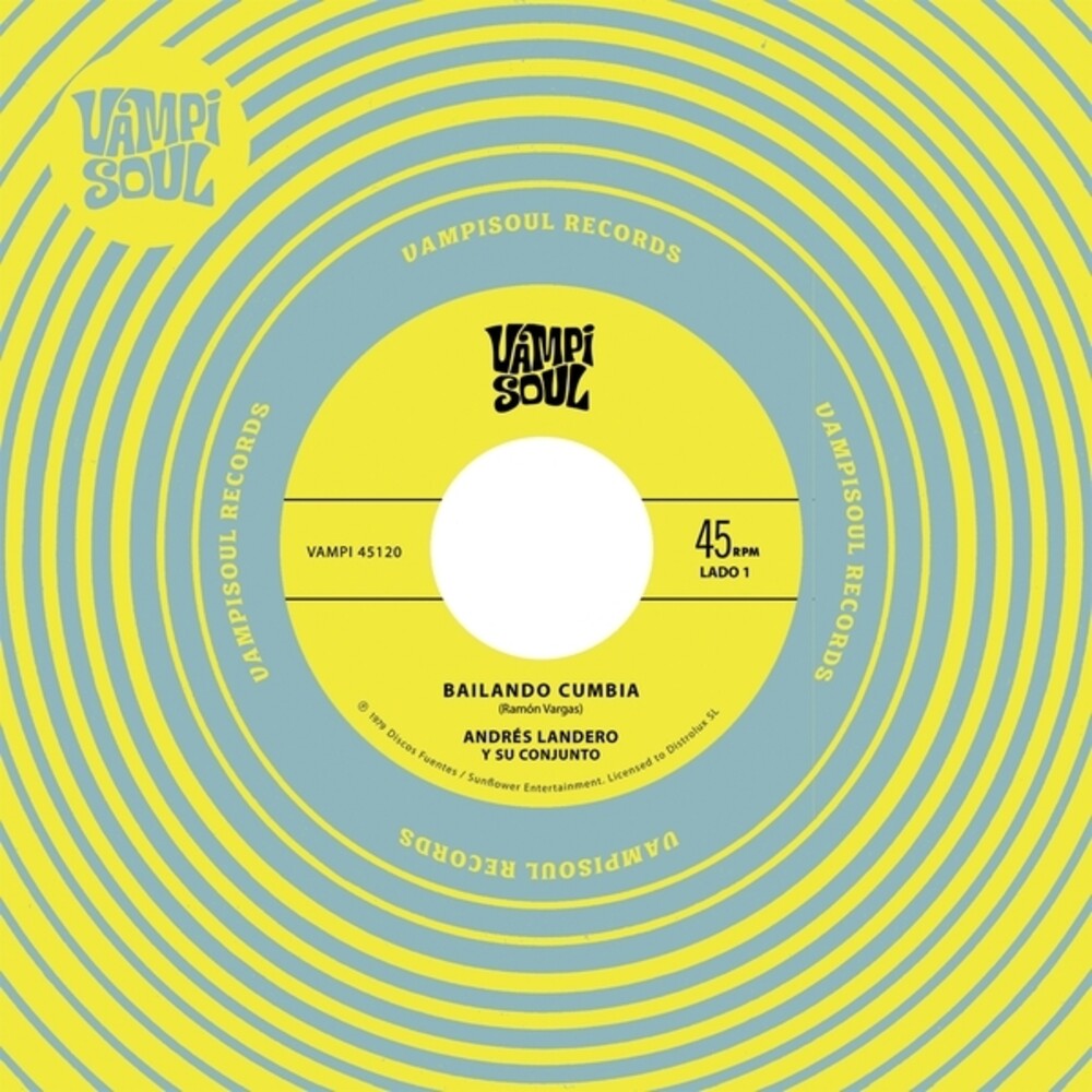 the album cover for Andres Landero / Su Conjunto - Bailando Cumbia