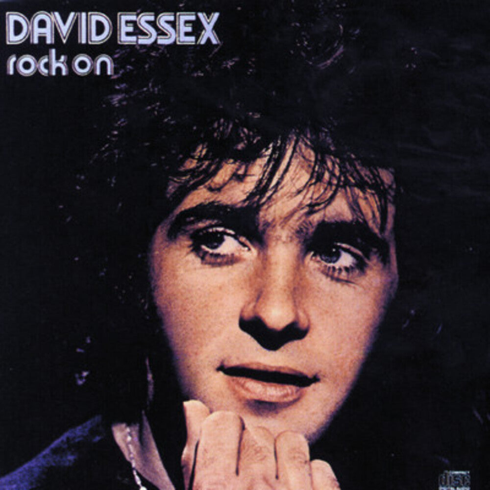 the album cover for David Essex - Rock on