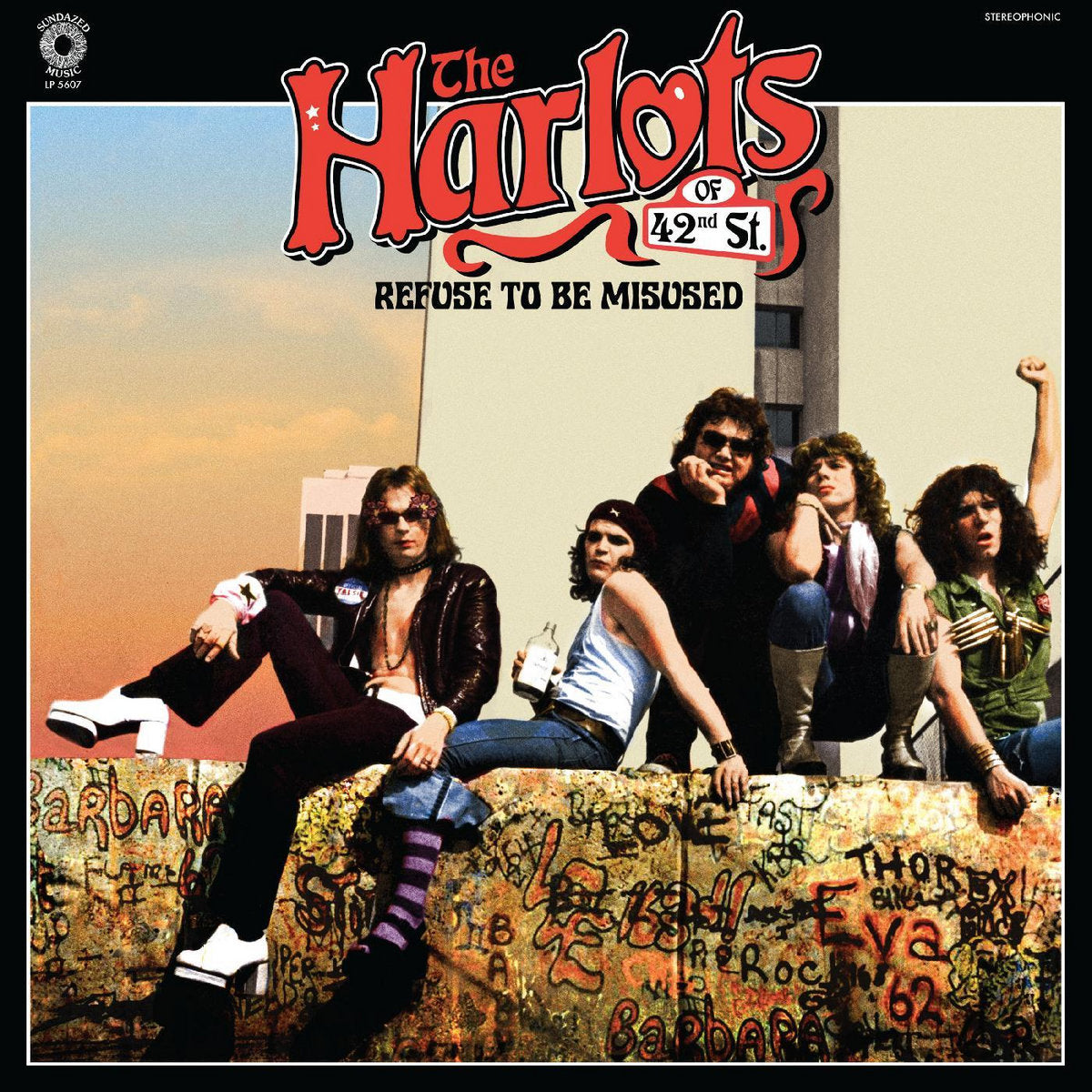 Harlots Of 42nd Street - REFUSE TO BE MISUSED (PINK VINYL) LP