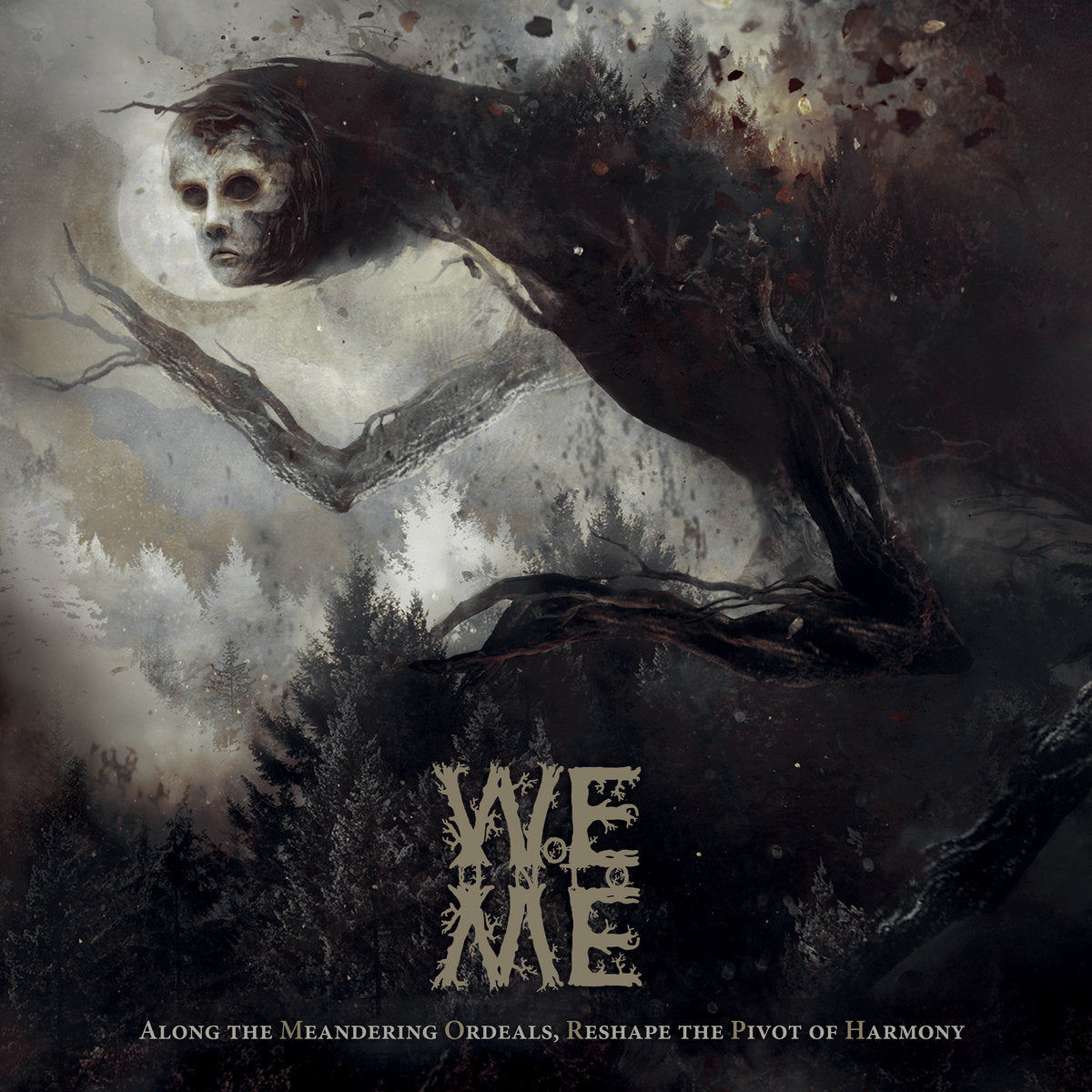 Woe Unto Me - Along the Meandering Ordeals, Reshape the Pivot of Harmony LP (blue green swirl limited to 250)