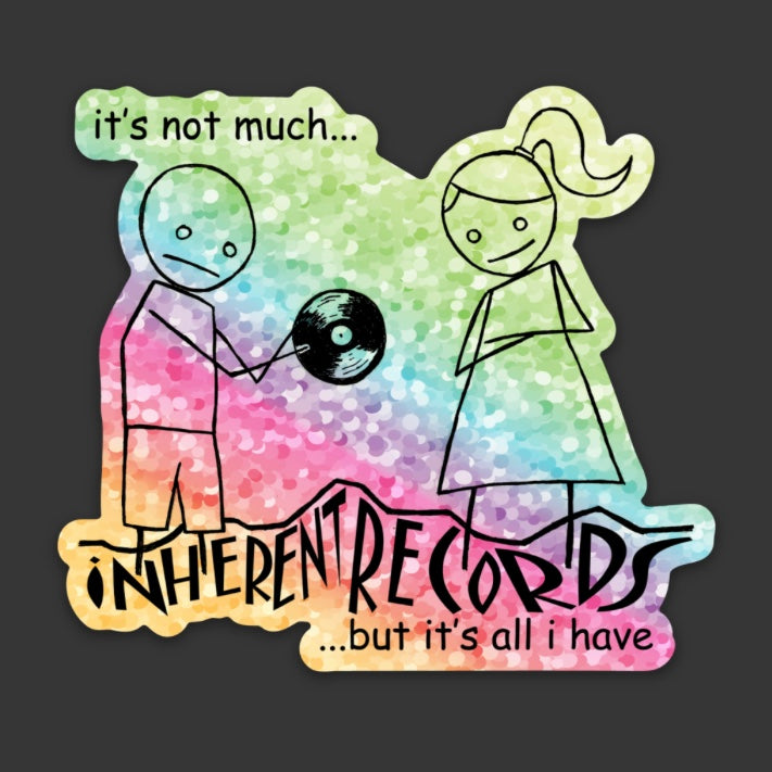 Glitter Stickers, (Set of Three)