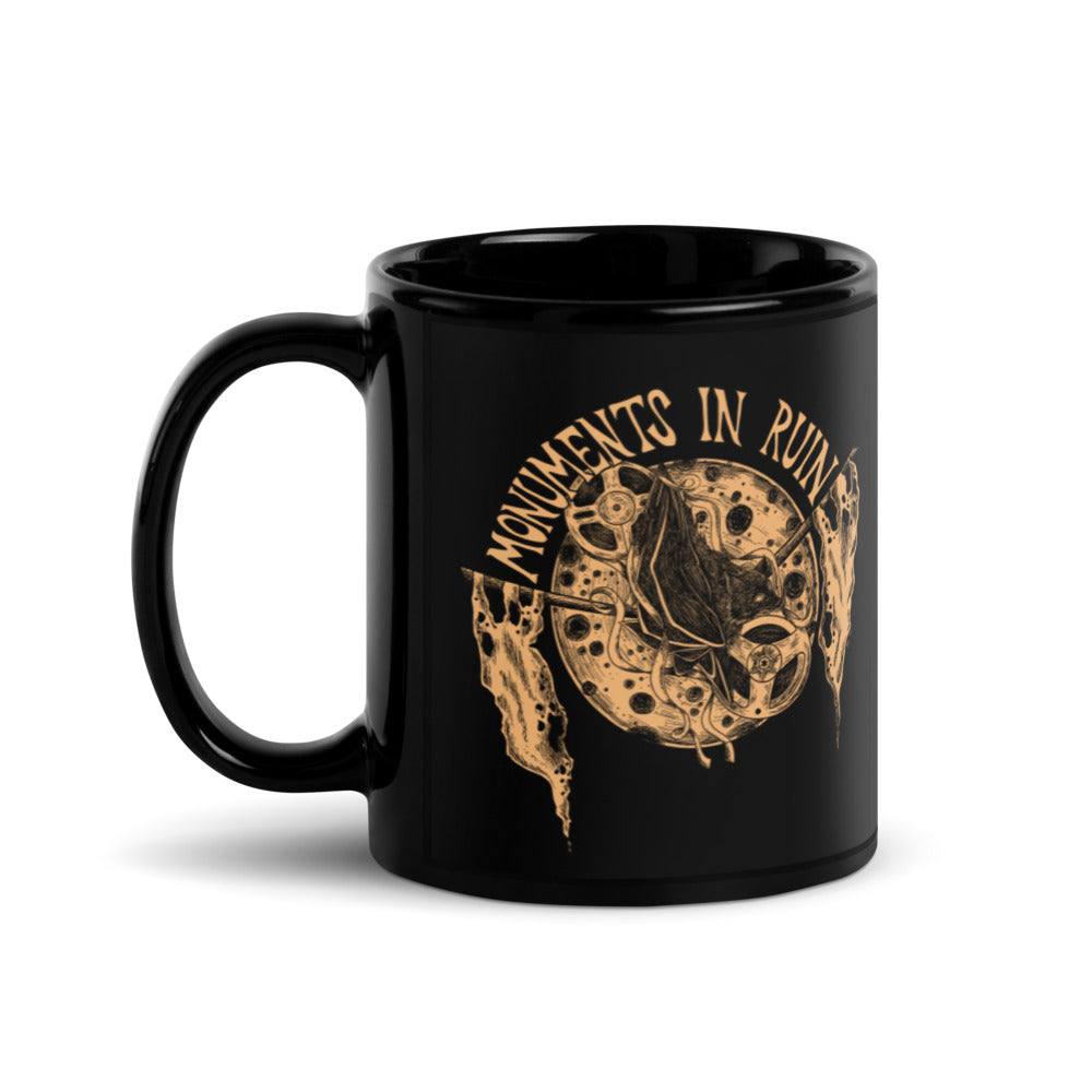 Bronze Bat - Black Glossy Mug